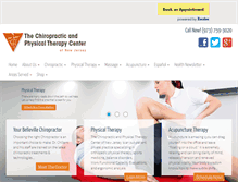 Tablet Screenshot of chiroptnj.com